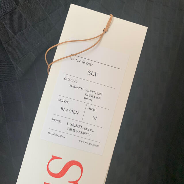 COMOLI - NICENESS(22/SS)SLY アートチェックシャツ Mの通販 by