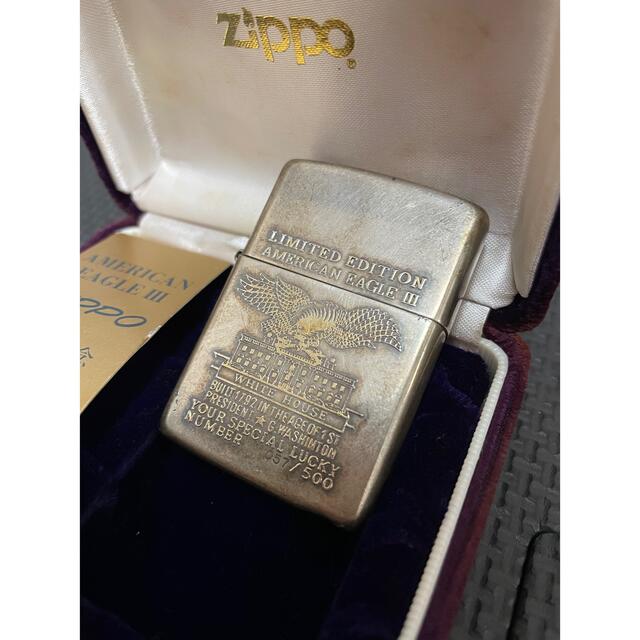 zippo アメリカンイーグル　Ⅳ ジッポー　シリアル入り　ゴールド