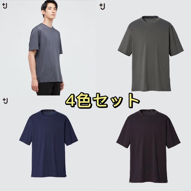 UNIQLO(ユニクロ)の【完売品】UNIQLO ＋J スーピマコットンリラックスフィットクルーT XL メンズのトップス(Tシャツ/カットソー(半袖/袖なし))の商品写真