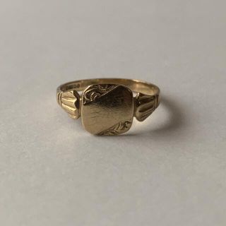 英国Foster Family  9ct シグネットリング