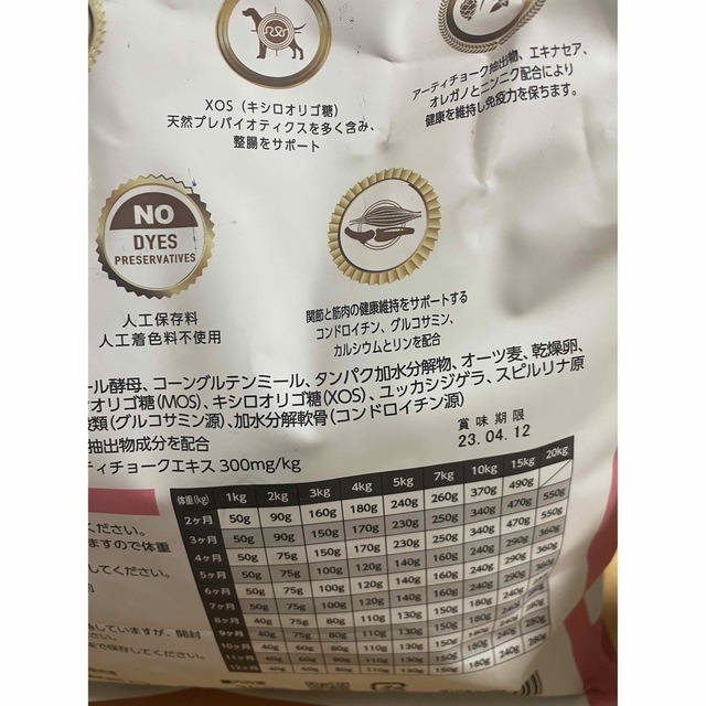 MELMO(メルモ)の幼犬用ドックフード3kg その他のペット用品(ペットフード)の商品写真