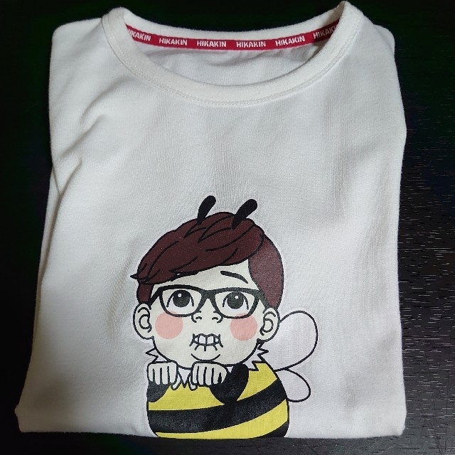 しまむら(シマムラ)のしまむら×HIKAKIN キッズTシャツ 140サイズ ヒカキン ハチキン キッズ/ベビー/マタニティのキッズ服男の子用(90cm~)(Tシャツ/カットソー)の商品写真