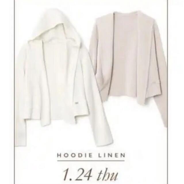 FOXEY(フォクシー)のフォクシー♡HOODIE LINEN レディースのトップス(パーカー)の商品写真