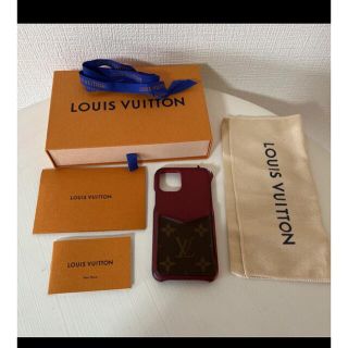 ルイヴィトン(LOUIS VUITTON)のヴィトン iPhone11Pro ケース モノグラムレッド(iPhoneケース)