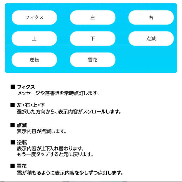 【新品・未使用】自由にメッセージやイラストを表示するLEDライトマスク インテリア/住まい/日用品のライト/照明/LED(その他)の商品写真