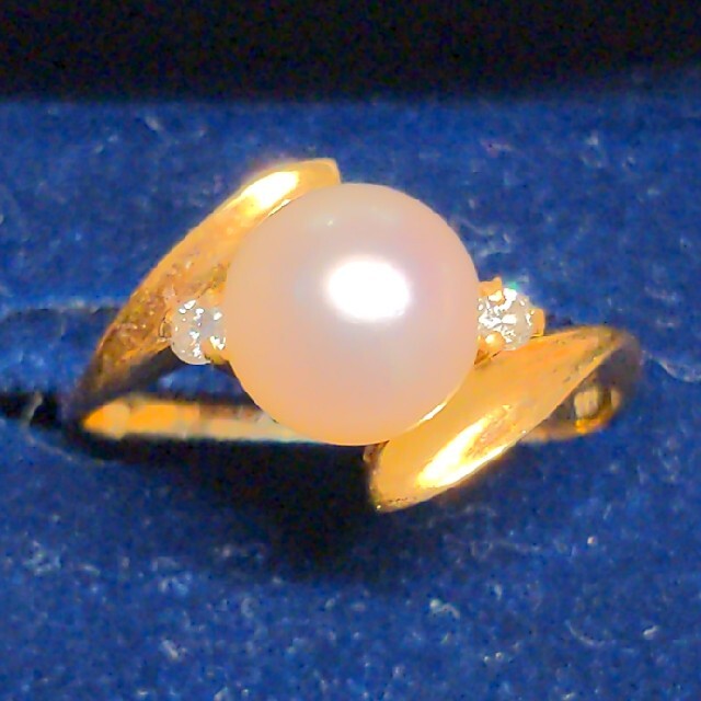 MARUWA CULTURED PEARLS 真珠 リング K18 金 丸和 短納期早者勝ち