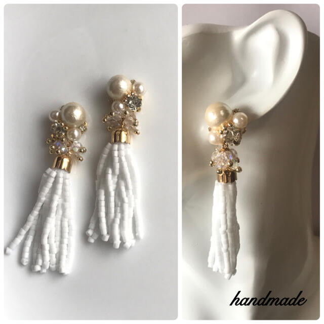 DEUXIEME CLASSE(ドゥーズィエムクラス)のbeaded tassel ピアス orイヤリング レディースのアクセサリー(ピアス)の商品写真