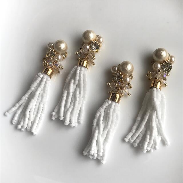 DEUXIEME CLASSE(ドゥーズィエムクラス)のbeaded tassel ピアス orイヤリング レディースのアクセサリー(ピアス)の商品写真