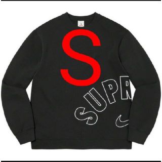 シュプリーム(Supreme)のSUPREME × NIKE Arc Crewneck 黒 S(スウェット)