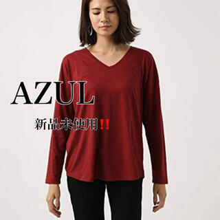 アズールバイマウジー(AZUL by moussy)のAZUL アズール トップス ロンＴ 年中素材 (Tシャツ(長袖/七分))