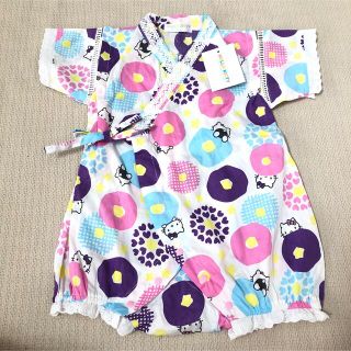 サンリオ(サンリオ)の80cm サンリオ　ハローキティ　女の子ロンパース　新品(甚平/浴衣)