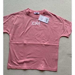 エックスガールステージス(X-girl Stages)の新品　タグ付　xgirl stages ロゴT 130cm(Tシャツ/カットソー)