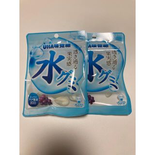 ユーハミカクトウ(UHA味覚糖)の水グミ　UHA味覚糖　2袋(菓子/デザート)