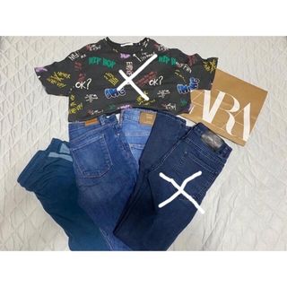 ザラキッズ(ZARA KIDS)のZARA男の子福袋☆デニムパンツTシャツSET バラ売り歓迎⭐︎(パンツ/スパッツ)