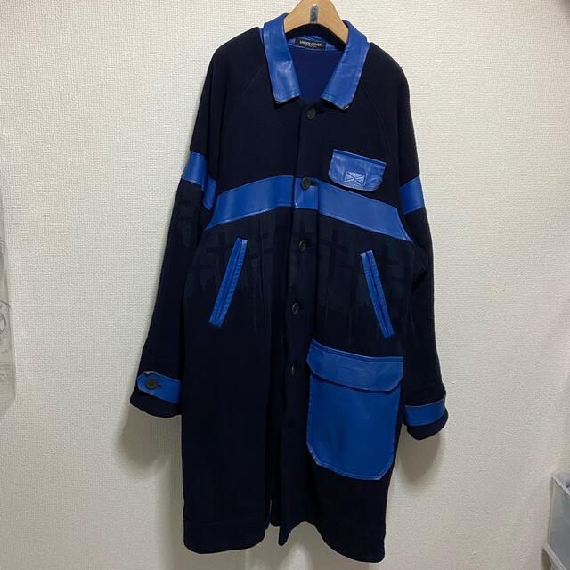 UNDERCOVER - アンダーカバー 有刺鉄線 90s レザー ポケット オーバー