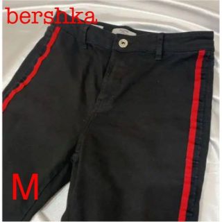 ベルシュカ(Bershka)のbershka ベルシュカ　黒　赤ライン　ビンテージ(デニム/ジーンズ)