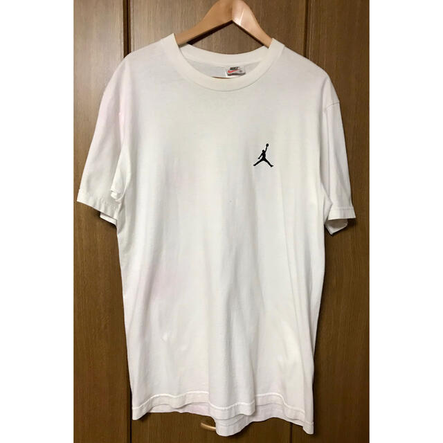 ジョーダン ナイキ ワンポイント刺繍 Tシャツ90s 白タグ ジャンプマンロゴトップス