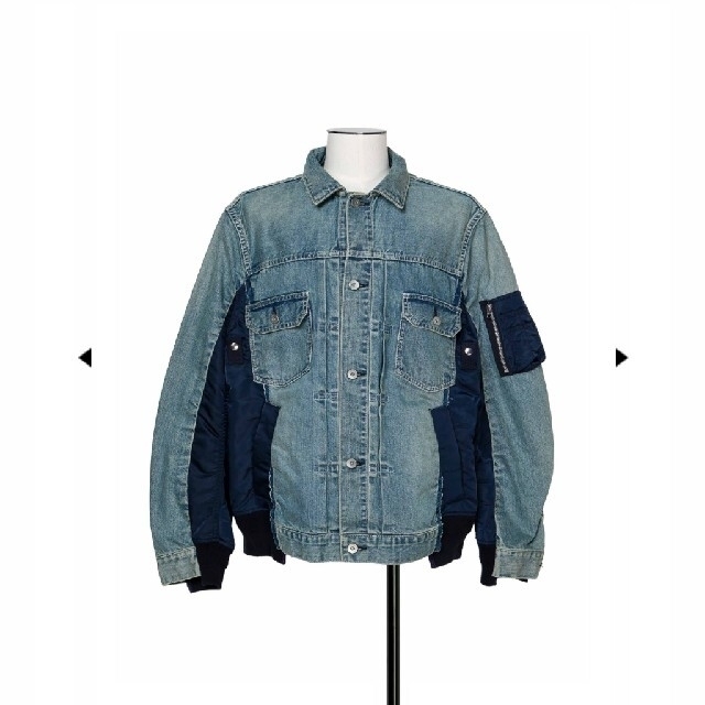 sacai - 22ssサイズ2 新品 完売品 sacai Denim MA-1 Jacketの通販 by