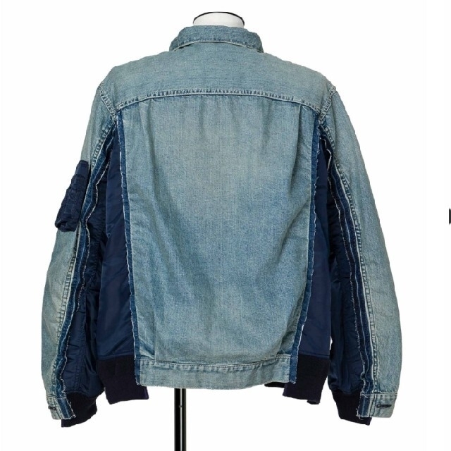 sacai - 22ssサイズ2 新品 完売品 sacai Denim MA-1 Jacketの通販 by