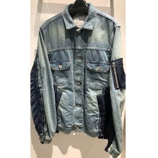 sacai - 22ssサイズ２ 新品 完売品 sacai Denim MA-1 Jacketの通販 by ...