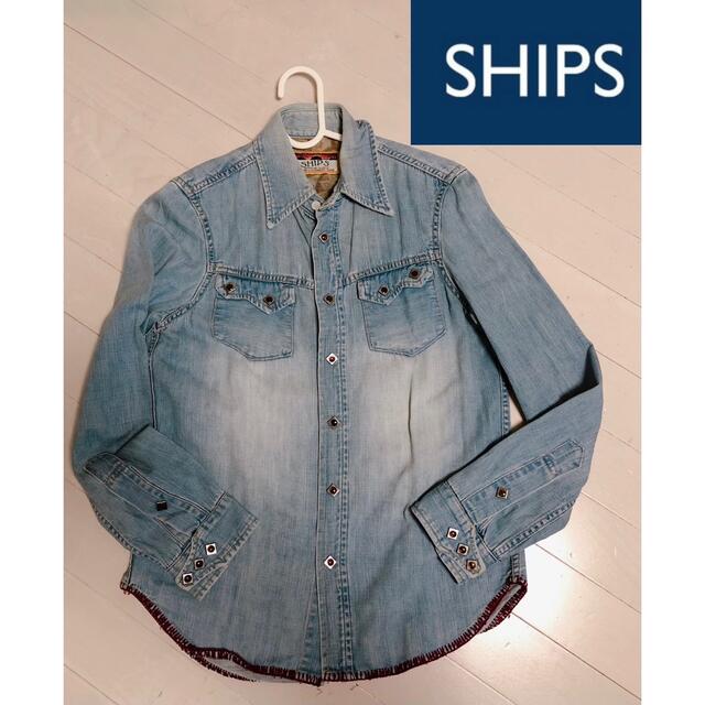 SHIPS(シップス)の【SHIPS/BRIENDS】デニムシャツ／ダンガリーシャツ／ウエスタンシャツ レディースのトップス(シャツ/ブラウス(長袖/七分))の商品写真