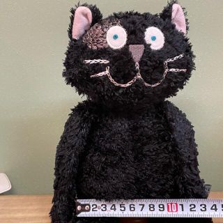 お値下げ】くたくた猫 ぬいぐるみ M ブラック マンハッタナーズ の通販 ...