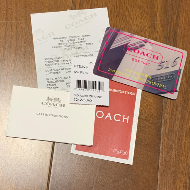 COACH(コーチ)の本体のみ　75395  長財布　ブラウン×ホワイト×ブラック メンズのファッション小物(長財布)の商品写真