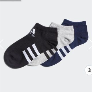 アディダス(adidas)のアディダス　ローカットソックス　3足　22〜24㌢(ソックス)