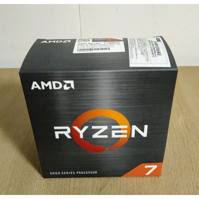 ★新品未開封 AMD Ryzen 7 5800X 国内正規品