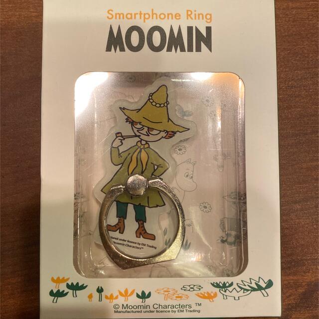 MOOMIN(ムーミン)の【新品未使用】スナフキン♪スマホリング（バンカーリング） スマホ/家電/カメラのスマホアクセサリー(その他)の商品写真