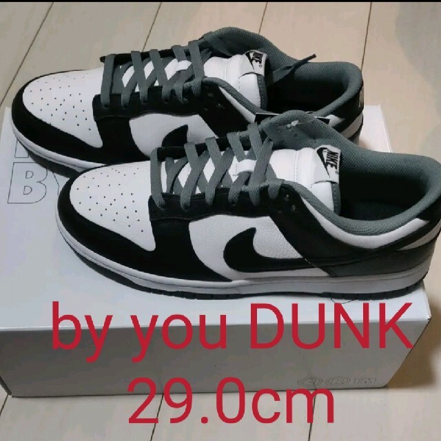 DUNK LOW BY YOU BLACK/WHITE 29cm