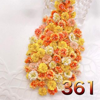 ドライフラワー♡かすみ草♡361イエローオレンジ♡(ドライフラワー)