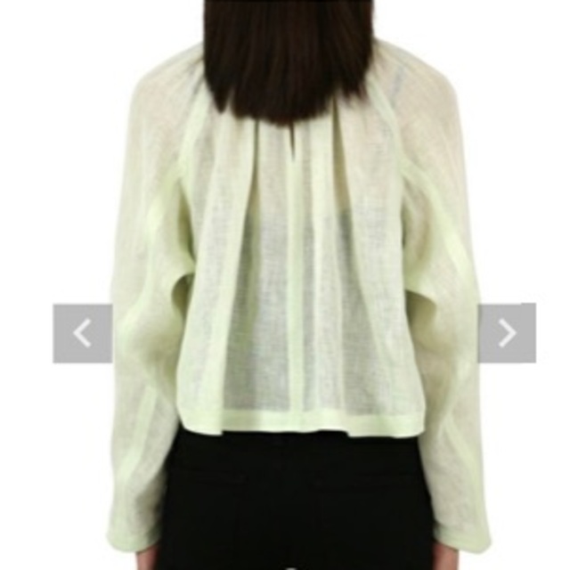 mame - ¥71,500◆Mame &quot;Kaya&quot; Linen Sheer Top 2 Manon Sheer Cami Top, Ivory