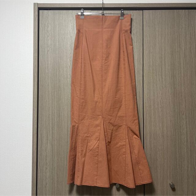 COCO DEAL(ココディール)のcocodeal ストレッチコットンウォッシュハイウエストマーメイドスカート レディースのスカート(ロングスカート)の商品写真