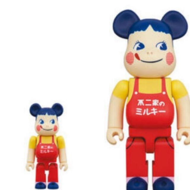 BE＠RBRICK ホーロー看板 ペコちゃん 100％ & 400％キャラクターグッズ