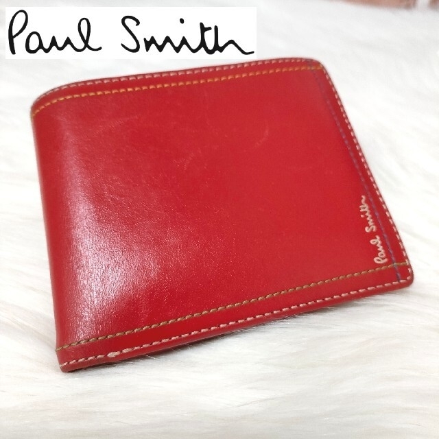 Paul Smith 二つ折り財布 レッド