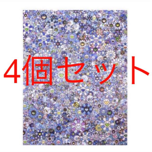 エンタメ/ホビー村上隆 パズル SKULLS FLOWERS BLUE SIGNAL 4個セット