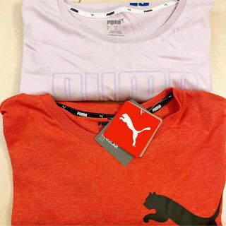 プーマ(PUMA)の新品未使用 プーマ Tシャツ 2枚セット レディース  L  XL(Tシャツ(半袖/袖なし))