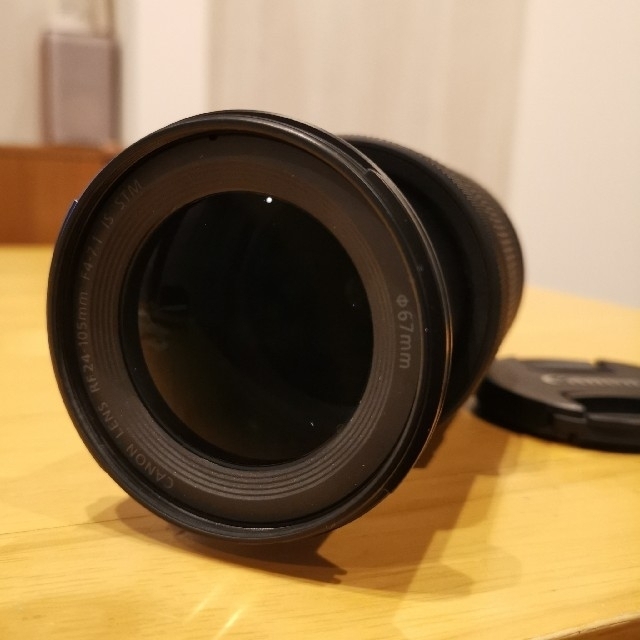 Canon(キヤノン)のRF 24-105mm f4-7.1 STM kenko レンズプロテクター付 スマホ/家電/カメラのカメラ(レンズ(ズーム))の商品写真