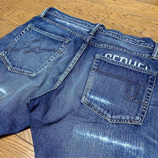 SEQUEL SQ-21AW-PT-09 DENIM PANTS S