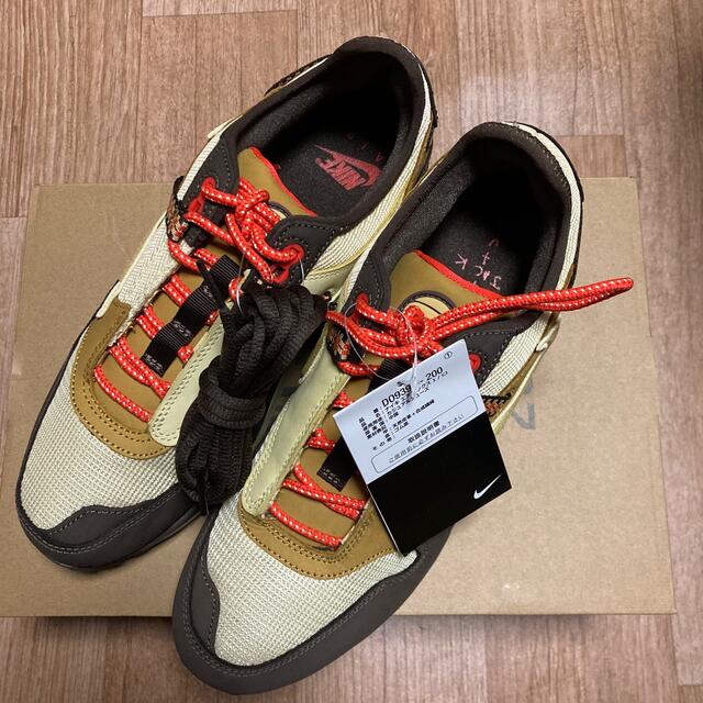 靴/シューズ27cm Travis Scott × Nike Air Max 1 CACT