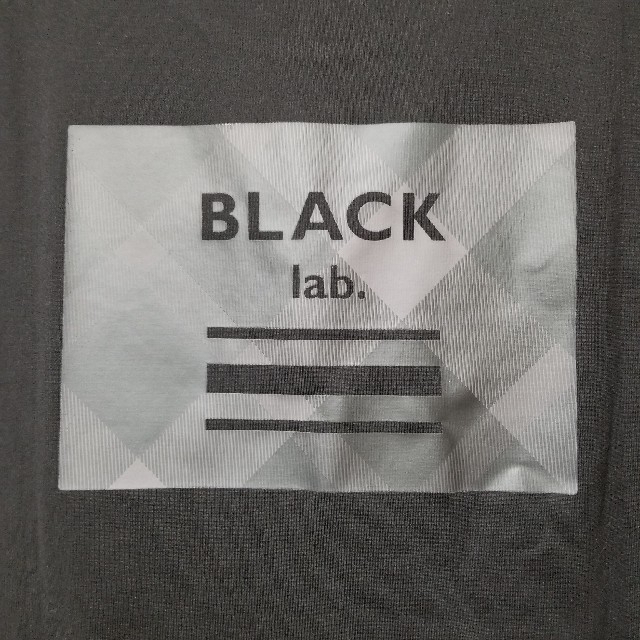 BLACK LABEL CRESTBRIDGE(ブラックレーベルクレストブリッジ)の【新品】ブラックレーベルクレストブリッジ 　Tシャツ　バーバリー　バック　黒　L メンズのトップス(Tシャツ/カットソー(半袖/袖なし))の商品写真