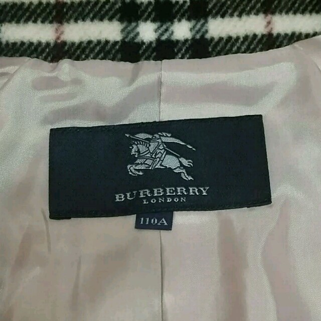 BURBERRY(バーバリー)のバーバリー キッズ コート 110 キッズ/ベビー/マタニティのキッズ服女の子用(90cm~)(コート)の商品写真