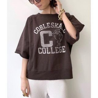 アパルトモンドゥーズィエムクラス(L'Appartement DEUXIEME CLASSE)のREMI RELIEF/Print Half Sleeve Sweat  (カットソー(長袖/七分))