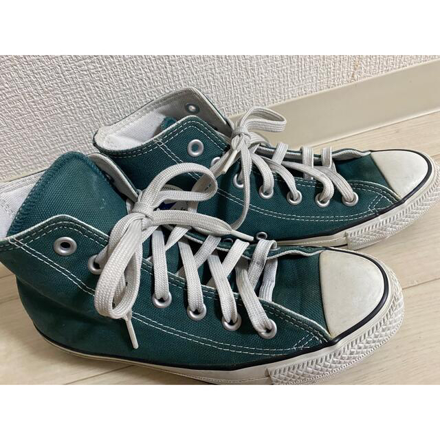 CONVERSE(コンバース)のコンバース　オールスター　ハイカット　グリーン レディースの靴/シューズ(スニーカー)の商品写真