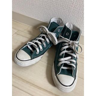 コンバース(CONVERSE)のコンバース　オールスター　ハイカット　グリーン(スニーカー)