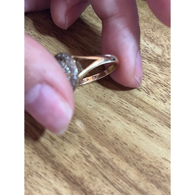 アンティーク ダイヤモンドリング レディースのアクセサリー(リング(指輪))の商品写真
