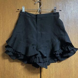 スナイデル(SNIDEL)のスナイデル　フリルオーガンジーショートパンツ(ショートパンツ)