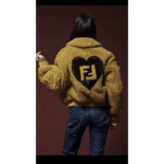 フェンディ(FENDI)の120万 新品未使用 FENDI shearling jacket FF柄 (毛皮/ファーコート)