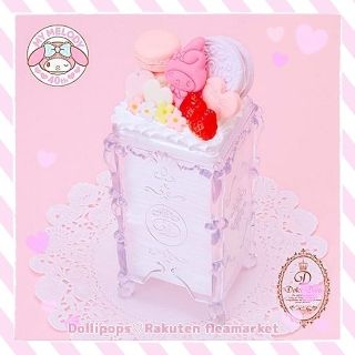 マイメロディ(マイメロディ)のマイメロディ♡My Melody♡ドルチェデコ♡コットンケース♡新品未使用(キャラクターグッズ)